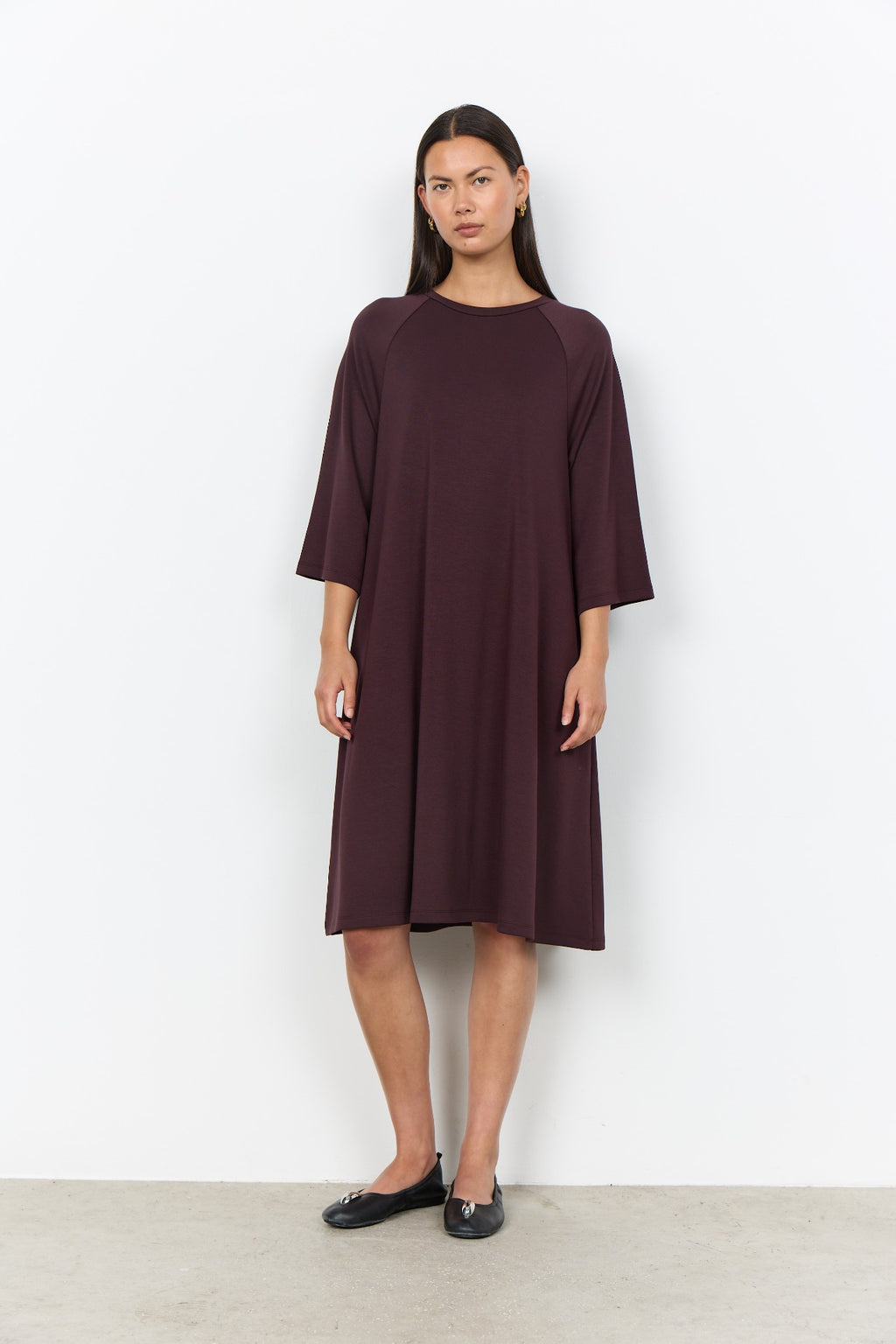 BANU KJOLE A SHAPE PLOMME /BRUN – Lilla