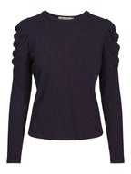 RIB FEMININ TOPP – Blå