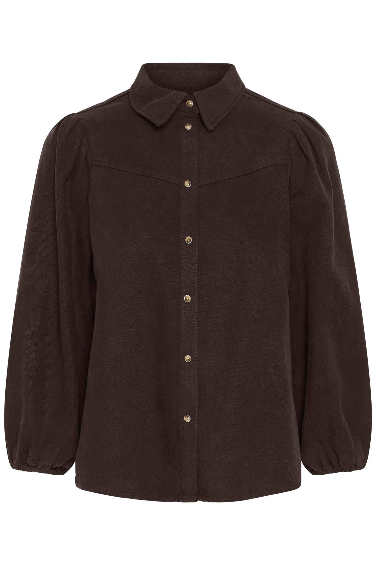 HESSIW BALLARI SHIRT – Brun
