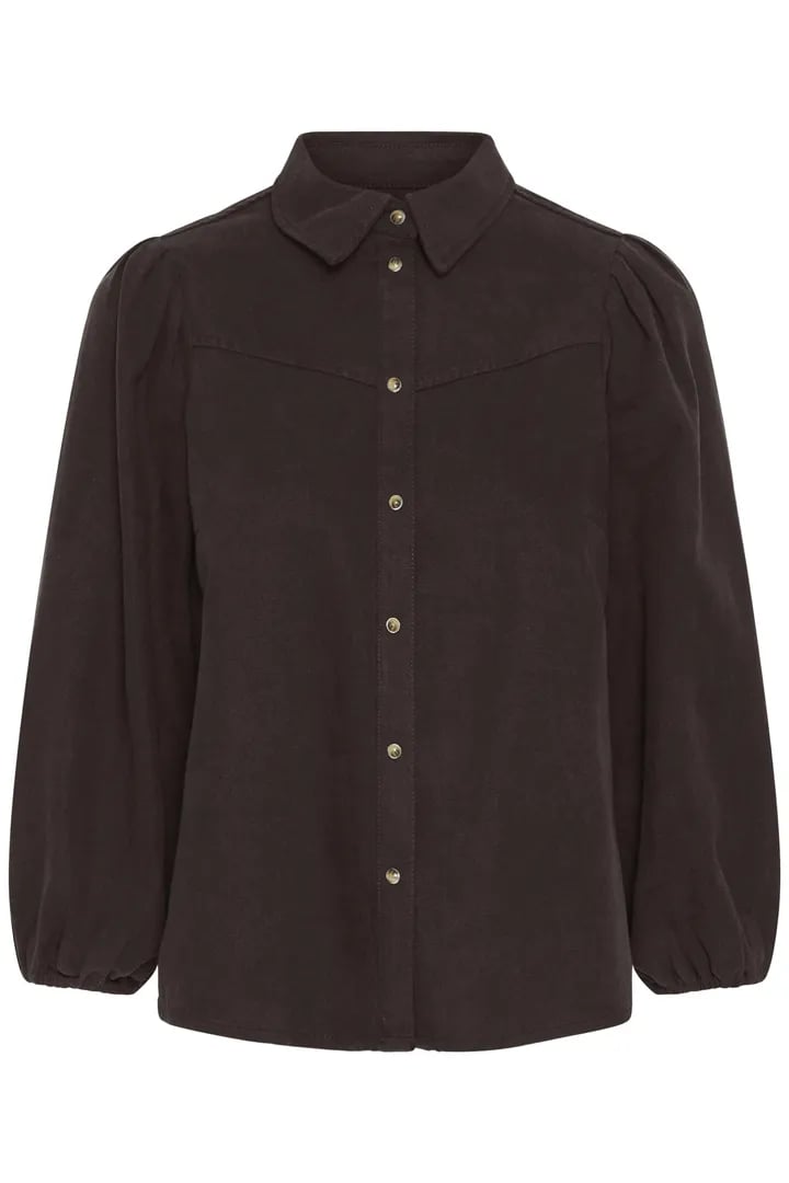 HESSIW BALLARI SHIRT – Brun