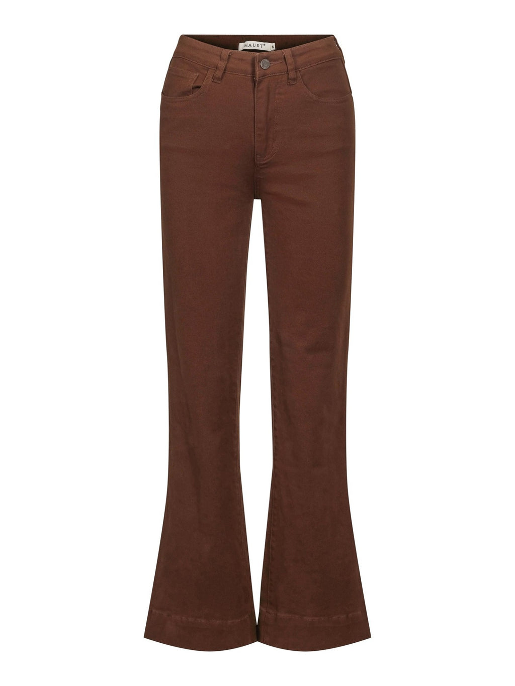 FANNY CASUAL TWILL FLARE – Brun