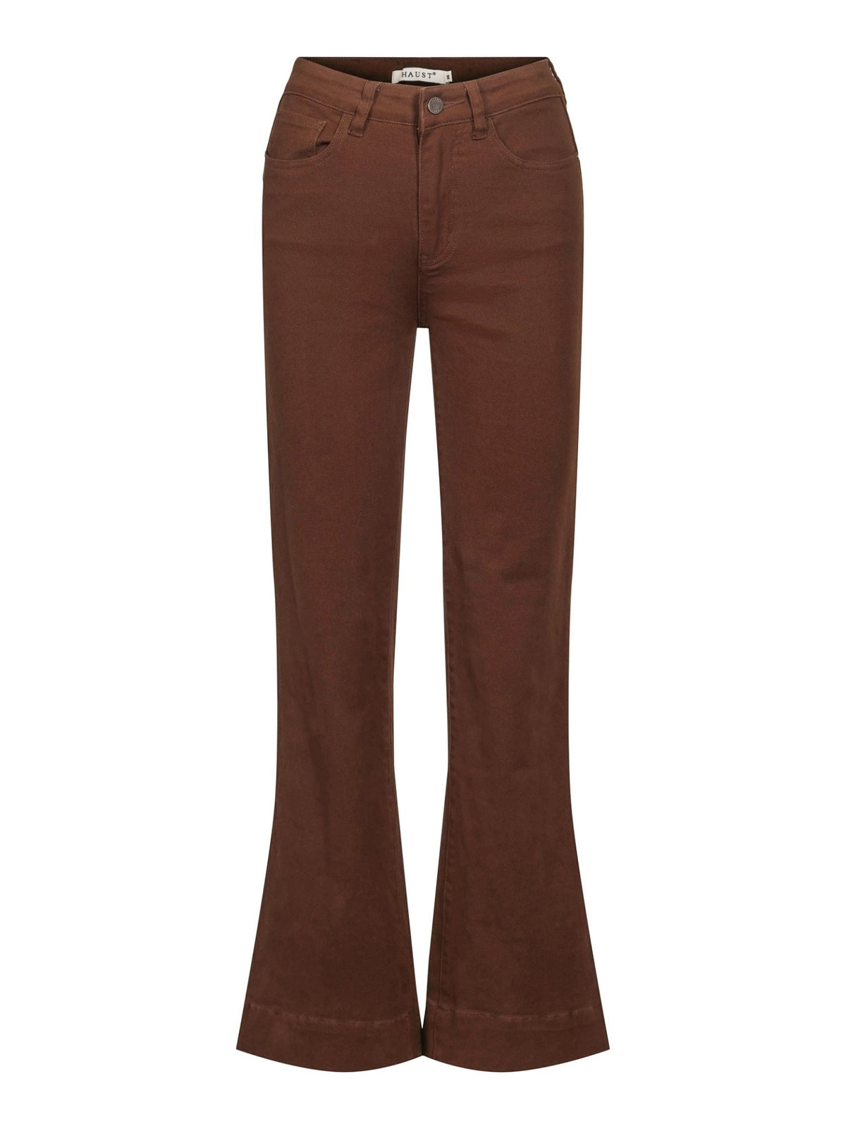 FANNY CASUAL TWILL FLARE – Brun