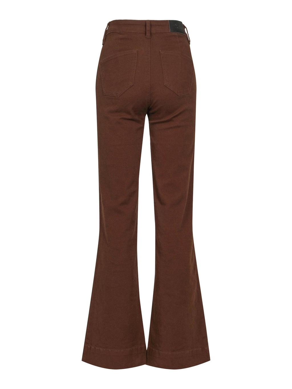 FANNY CASUAL TWILL FLARE – Brun