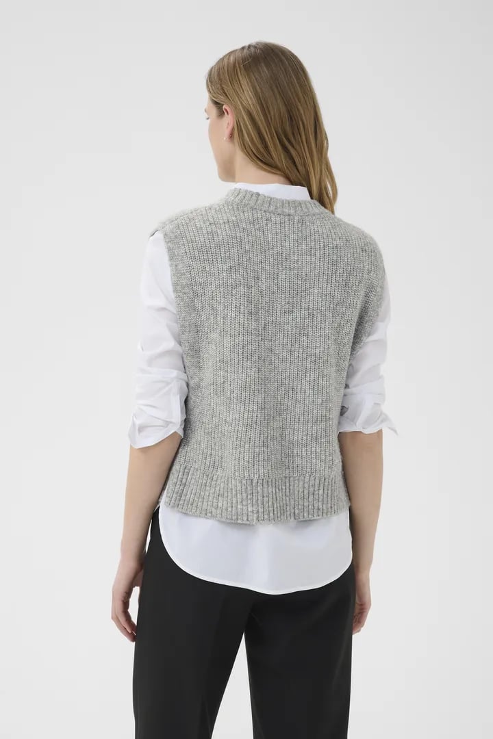 CHARLYE WAISTCOAT VEST – Grå