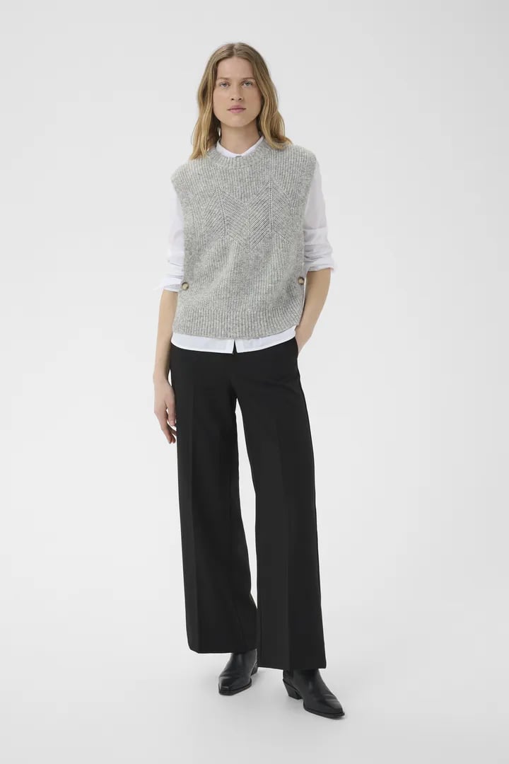 CHARLYE WAISTCOAT VEST – Grå
