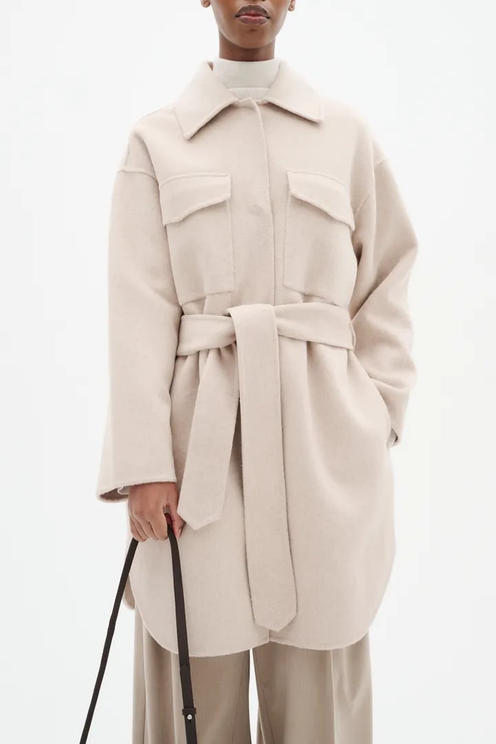 ZILLA SHIRT COAT – Beige