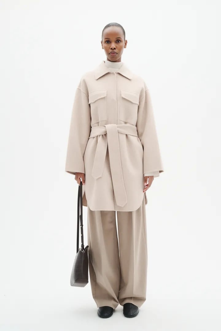 ZILLA SHIRT COAT – Beige