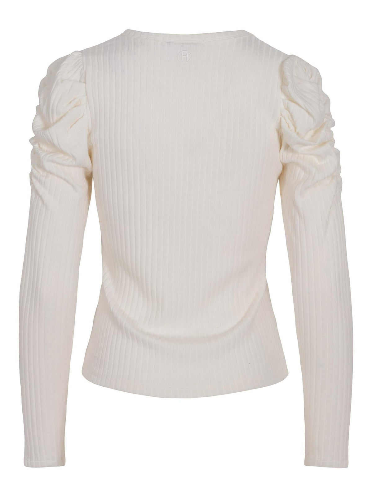 RIB FEMININ TOPP – Hvit