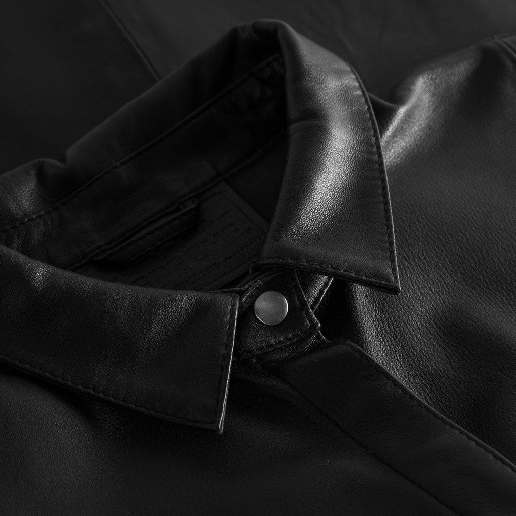 TENNA 3/4 SLEEVE LOOSE FIT SHIRT SORT – Svart