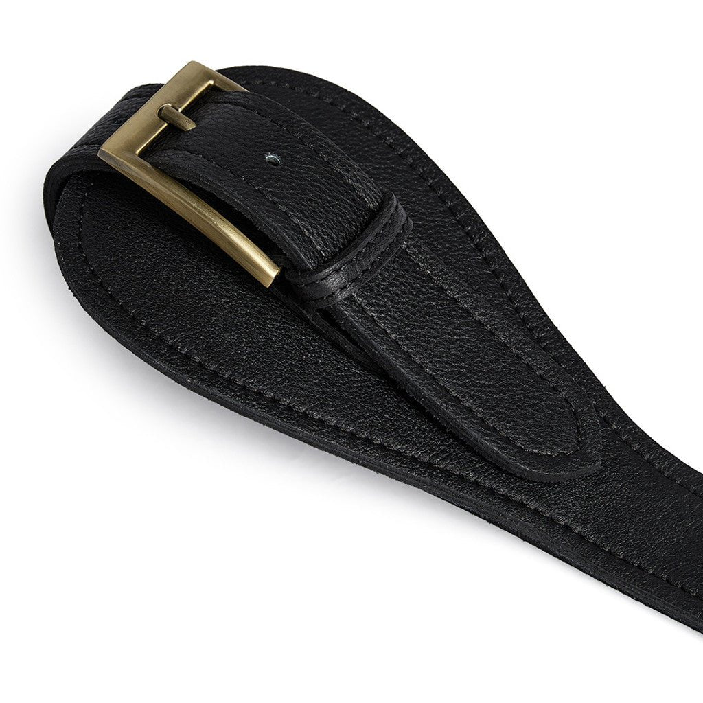 SKINNBELTE DEPECHE BLACK – Svart