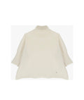 TURTLENECK SWEAT GENSER KORT ERM OFFWHITE – Beige