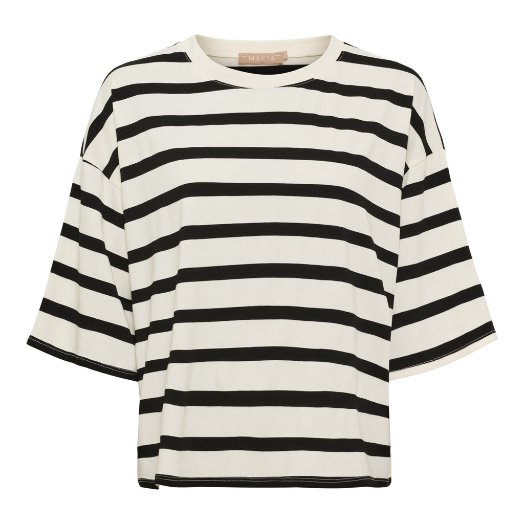 SAGE BOXY T-SHIRT – Hvit