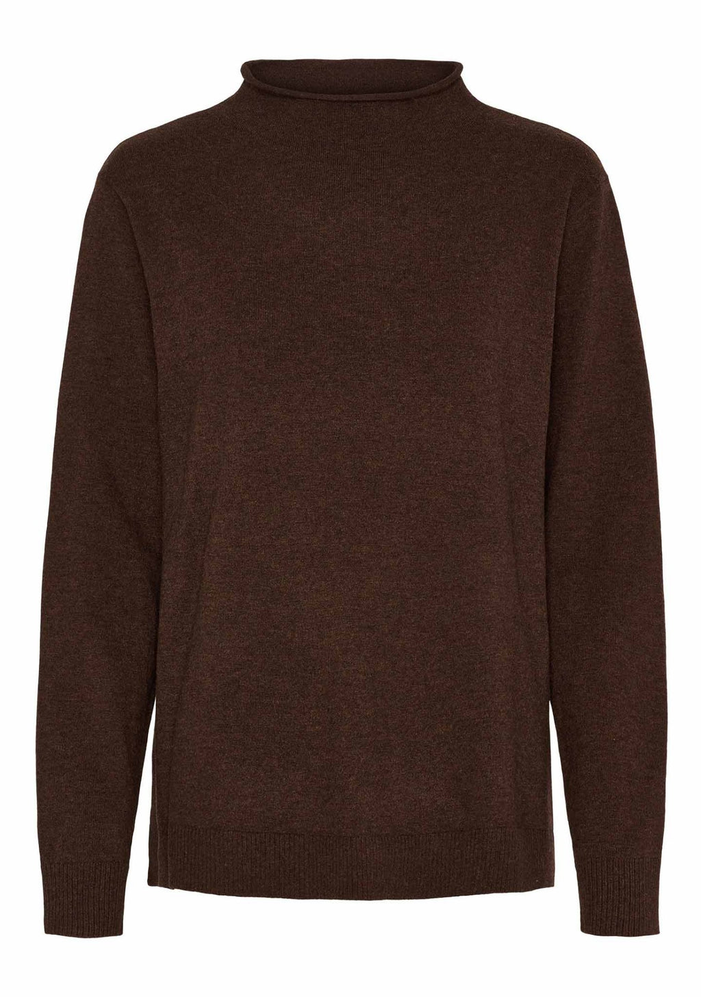 FRIGGA A SHAPE PULLOVER – Brun