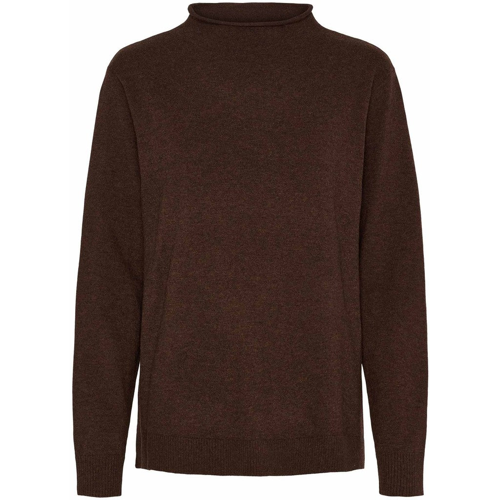 FRIGGA A SHAPE PULLOVER – Brun