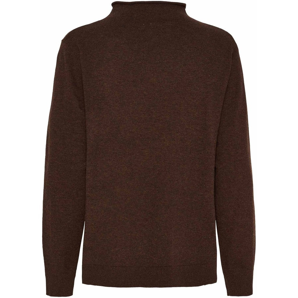 FRIGGA A SHAPE PULLOVER – Brun