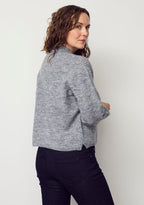 ANNA COLAR CARDIGAN – Grå