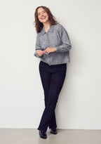 ANNA COLAR CARDIGAN – Grå