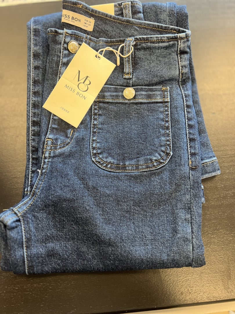 MISS BON JEANS – Blå
