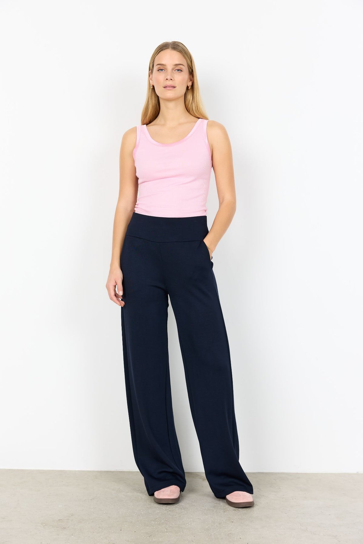 BANU 279 PANT STRAIGTH – Blå
