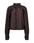 MOLLY SHIRT SKJORTE – Brun