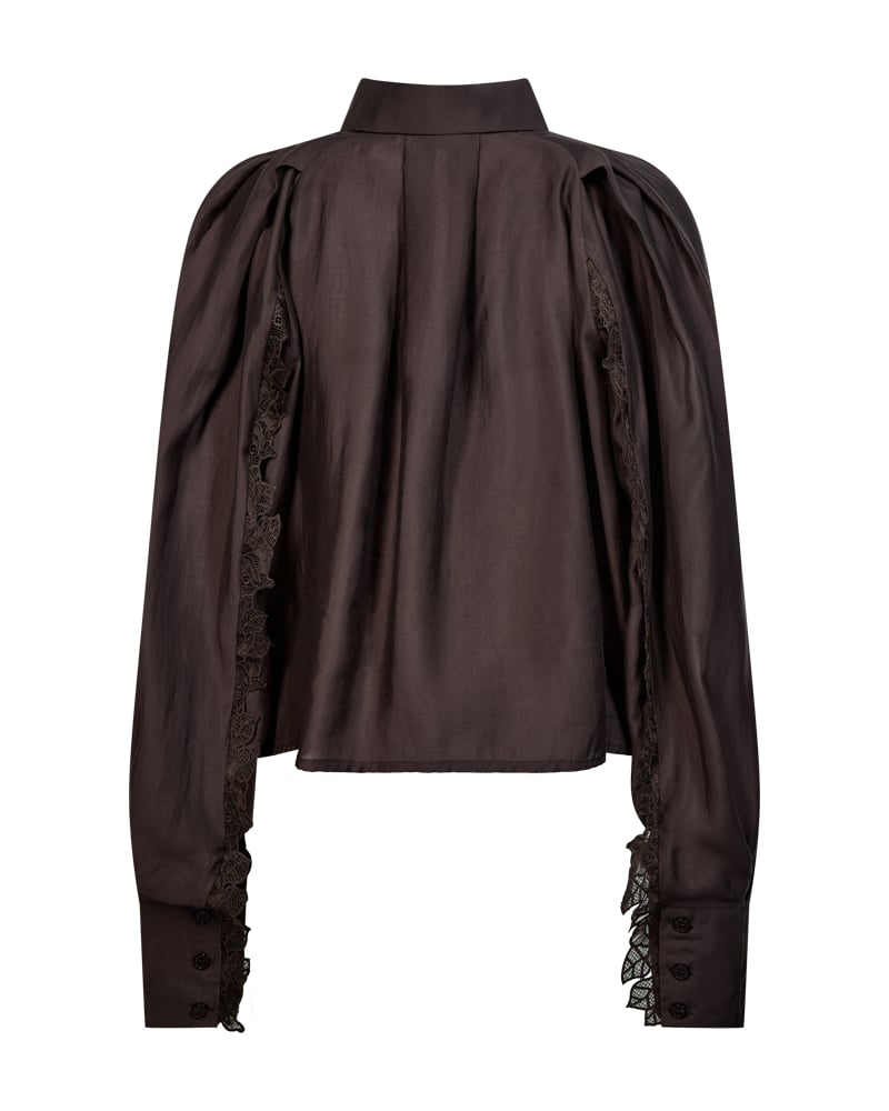 MOLLY SHIRT SKJORTE – Brun