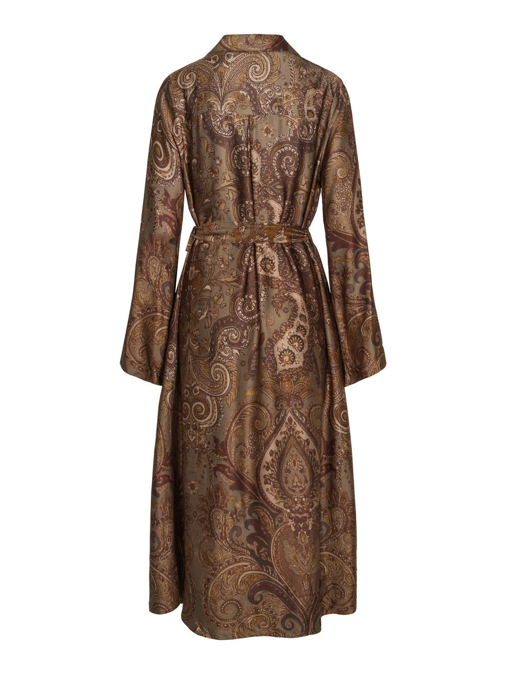 PAISLEY DRESS – Brun