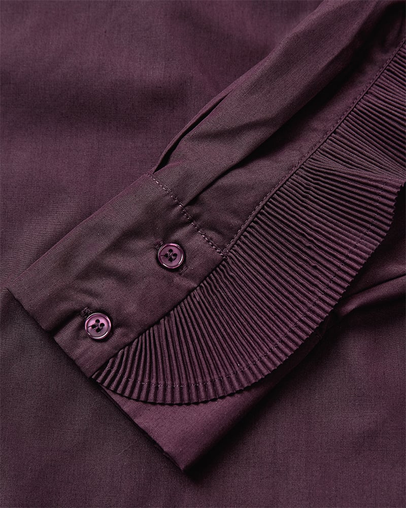 PLEAT BLOUSE – Lilla