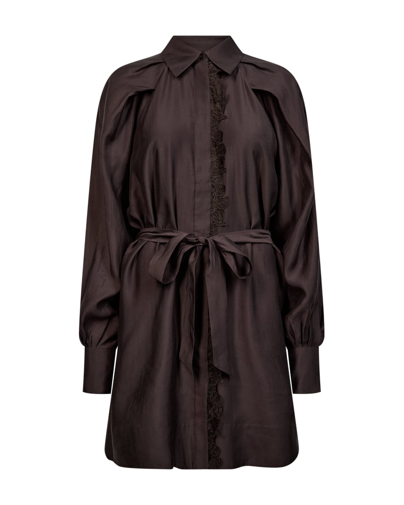 MOLLY DRESS KJOLE – Brun