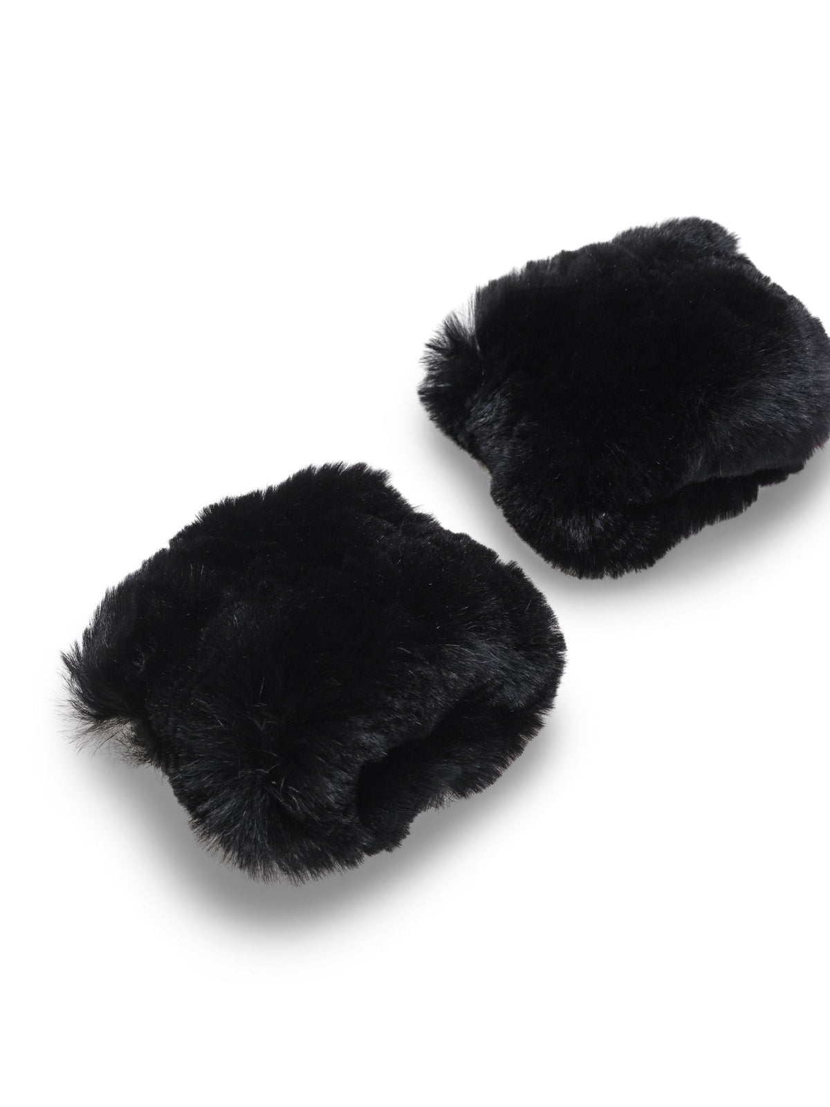 Haust Rabbit Cuffs håndleddsvarmere i sort – bilde 2