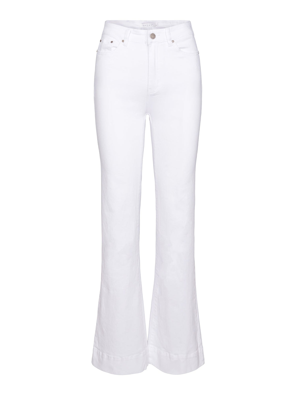 Haust Casual Stretch Twill bukse i hvit til dame – bilde 1