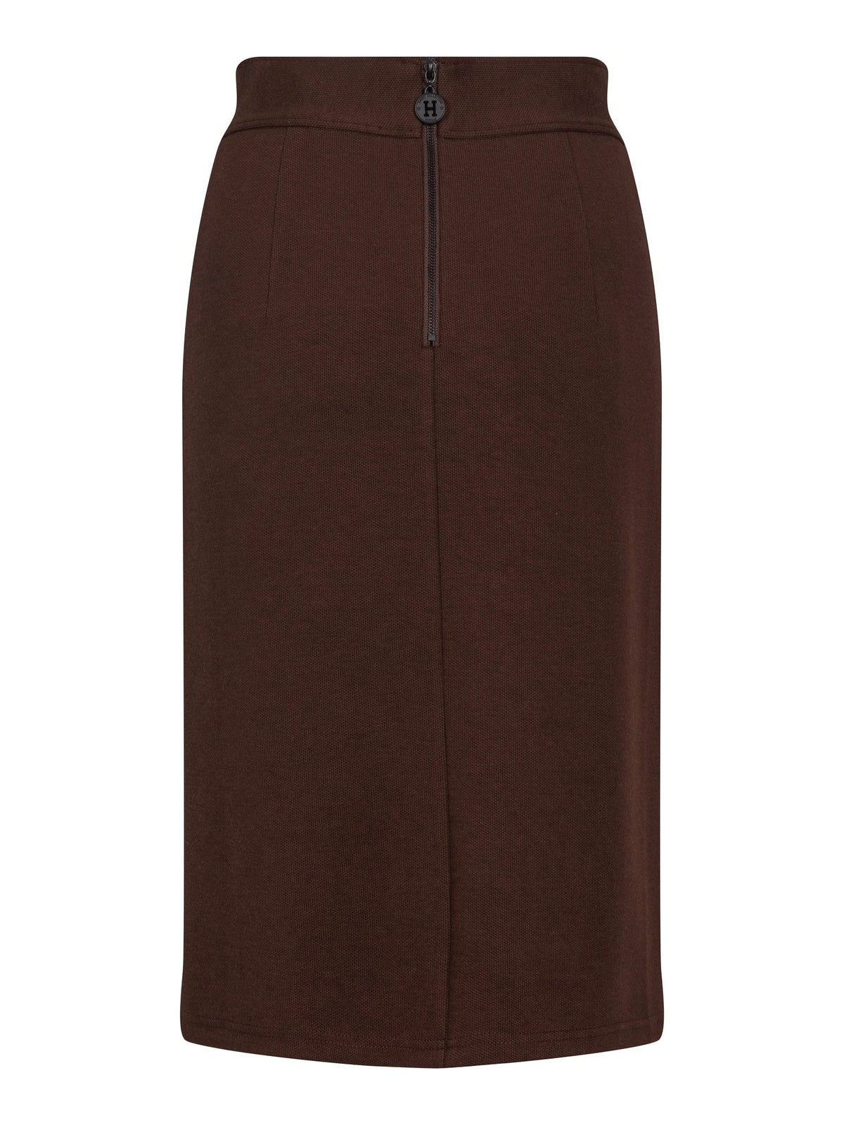 Haust Favorite Slit Skirt skjørt i mørkebrun til dame – bilde 2
