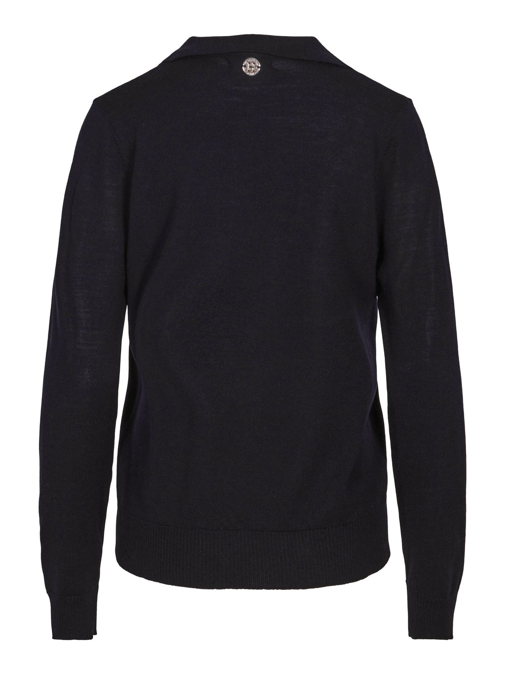 Haust Merino Collar Pullover genser i marine til dame – bilde 2