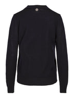 Haust Merino Collar Pullover genser i marine til dame – bilde 2
