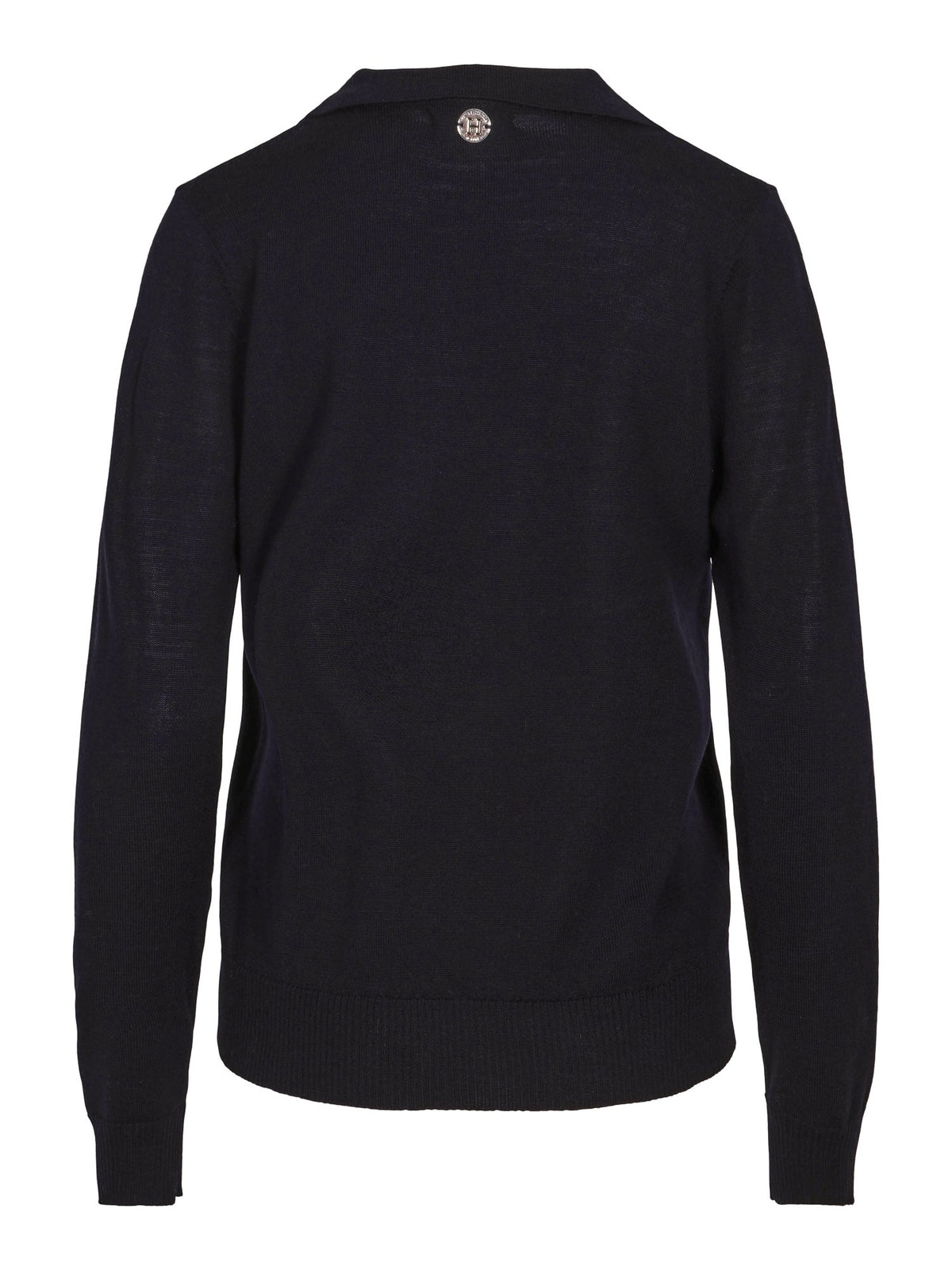 Haust Merino Collar Pullover genser i marine til dame – bilde 2