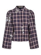 Haust Fab Checked Blouse i rutet mønster til dame – bilde 3