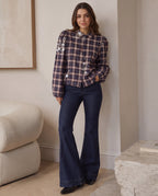 Haust Fab Checked Blouse i rutet mønster til dame – bilde 4