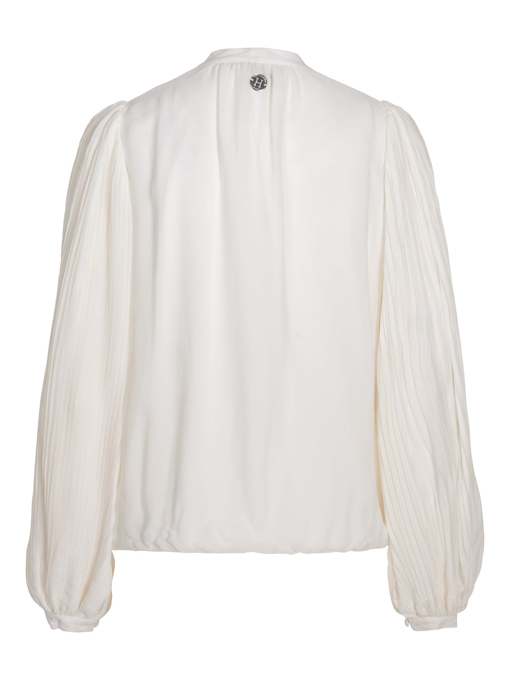 Haust Pleated Sleeve Blouse i krem til dame – bilde 2