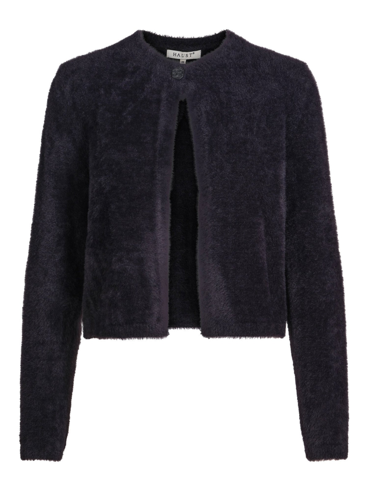 Haust Party Knitted Cardigan cardigan i sort til dame – bilde 1
