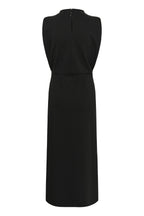 Part Two Diye Dress – sort ermeløs kjole, sett bakfra