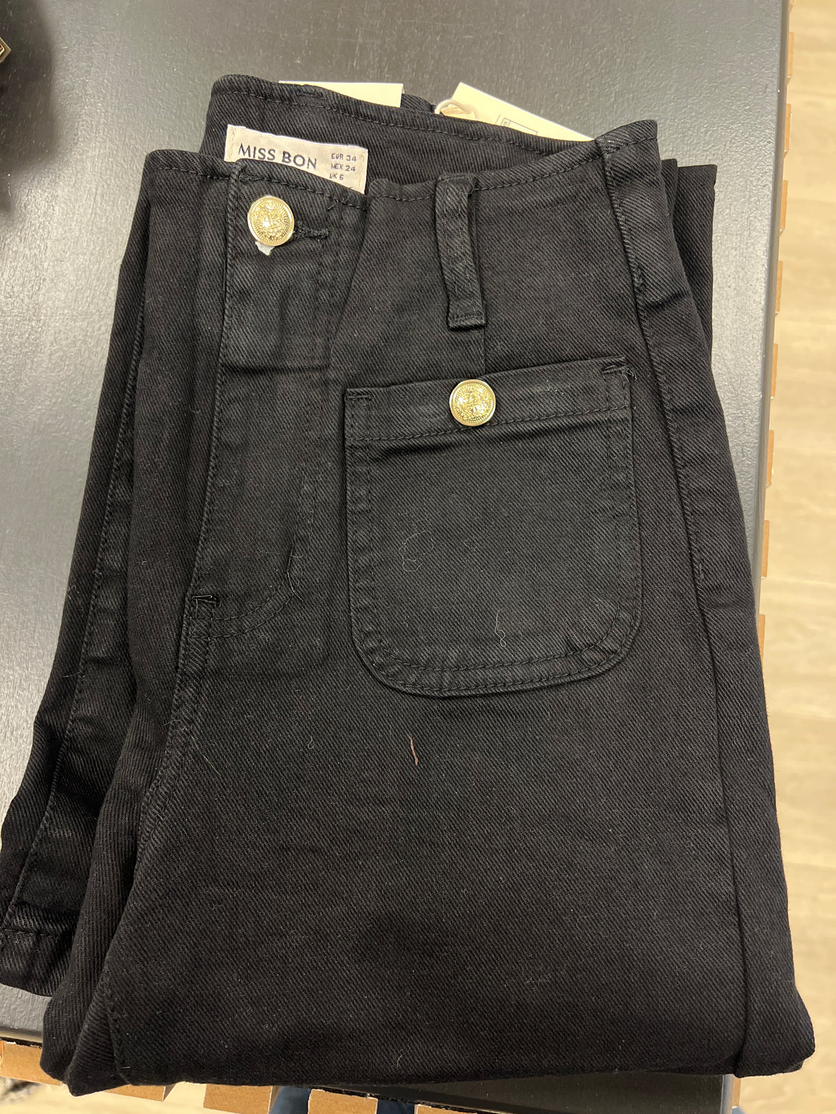 Miss Bon Jeans Black