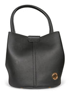 Haust Leather Pompadur skinnveske i sort – bilde 1