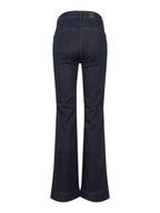 Fanny Casual Flare Jeans w/ Ribbon