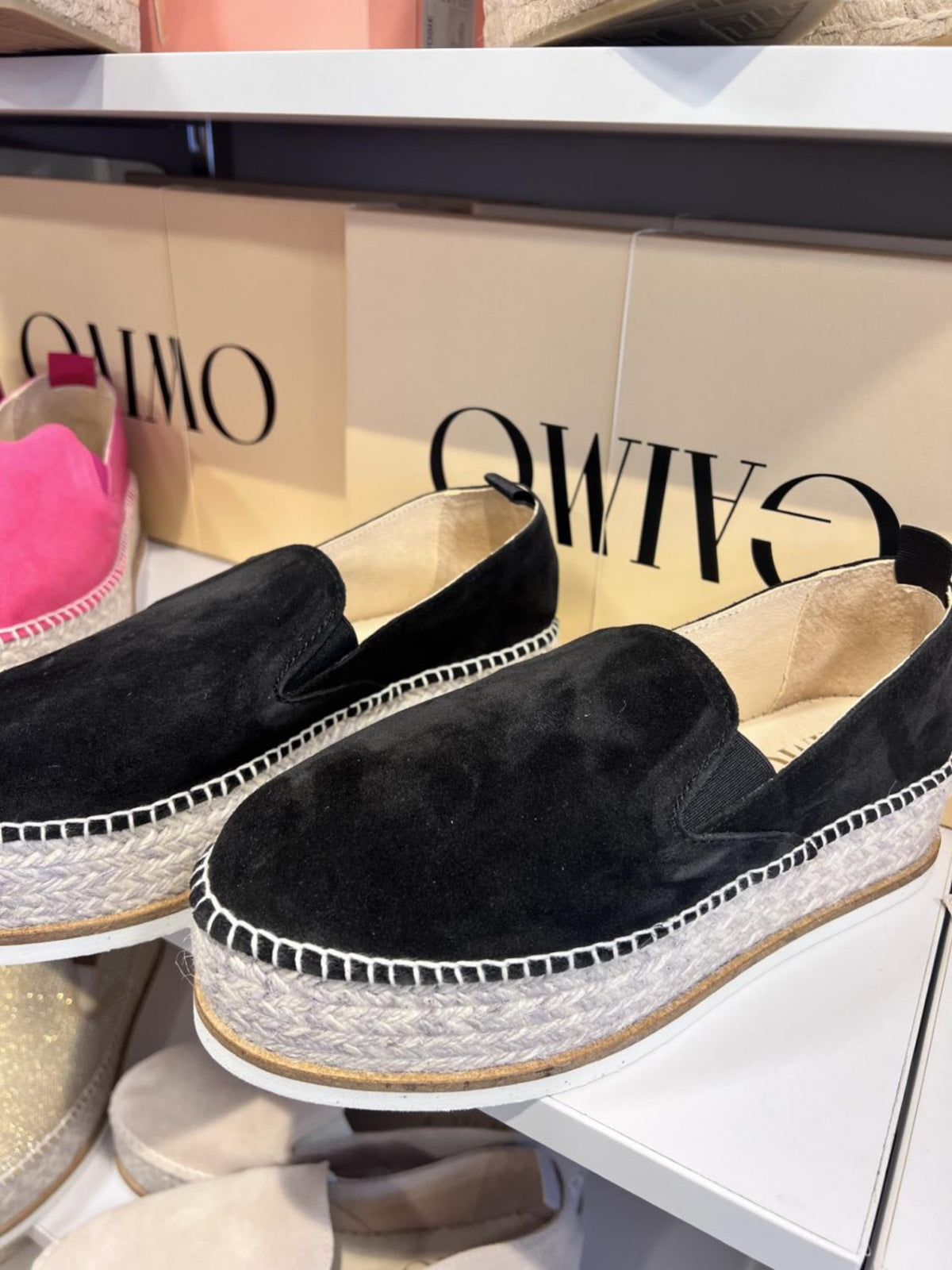 GAIMO ESPADRILLO BLACK – Svart