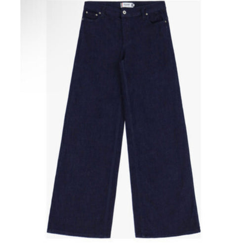 ANNE ORIGINAL DEMIN VIDE JEANSBUKSER – Blå