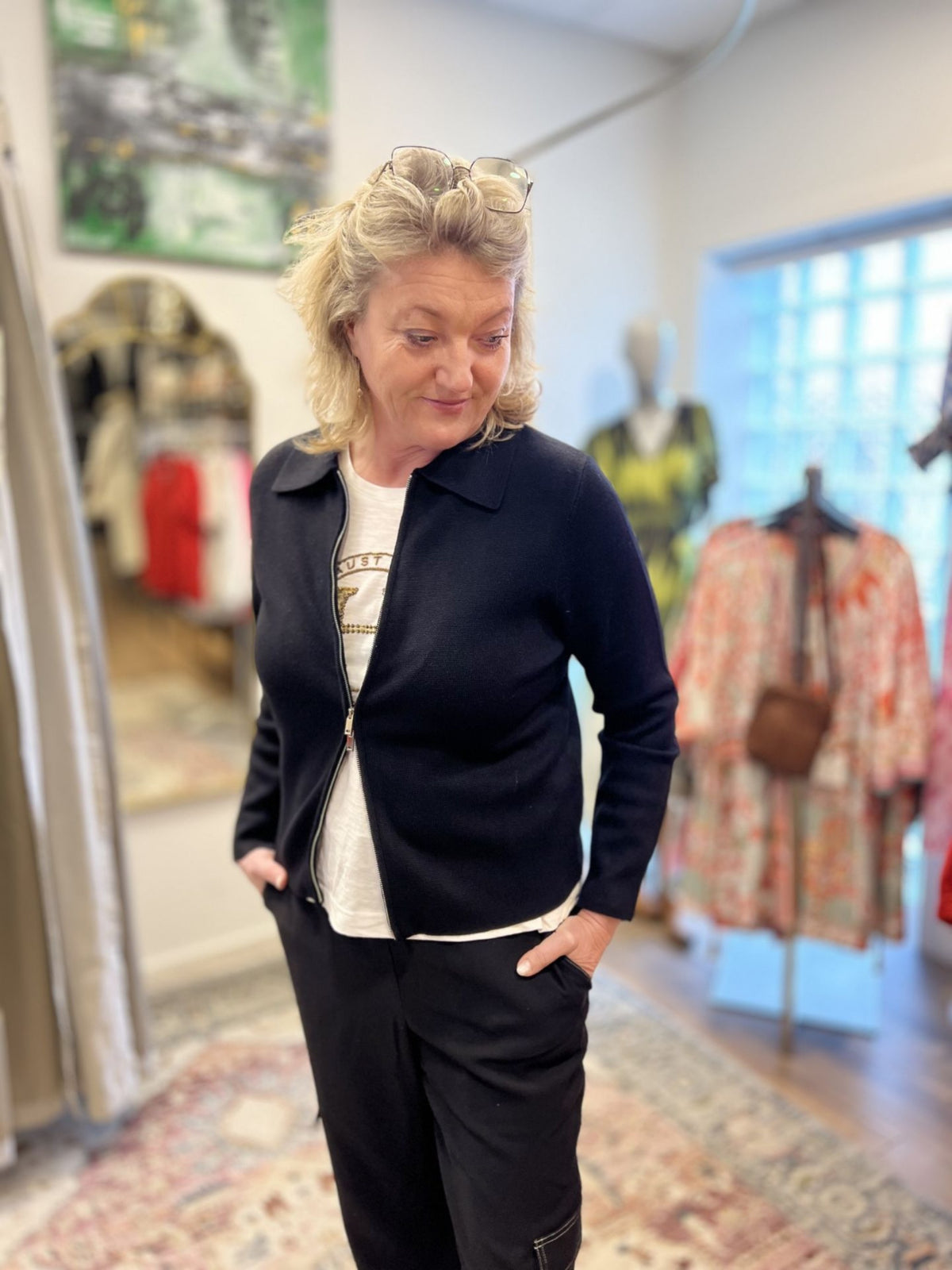 ALMA EMMA CARDIGAN – Grå