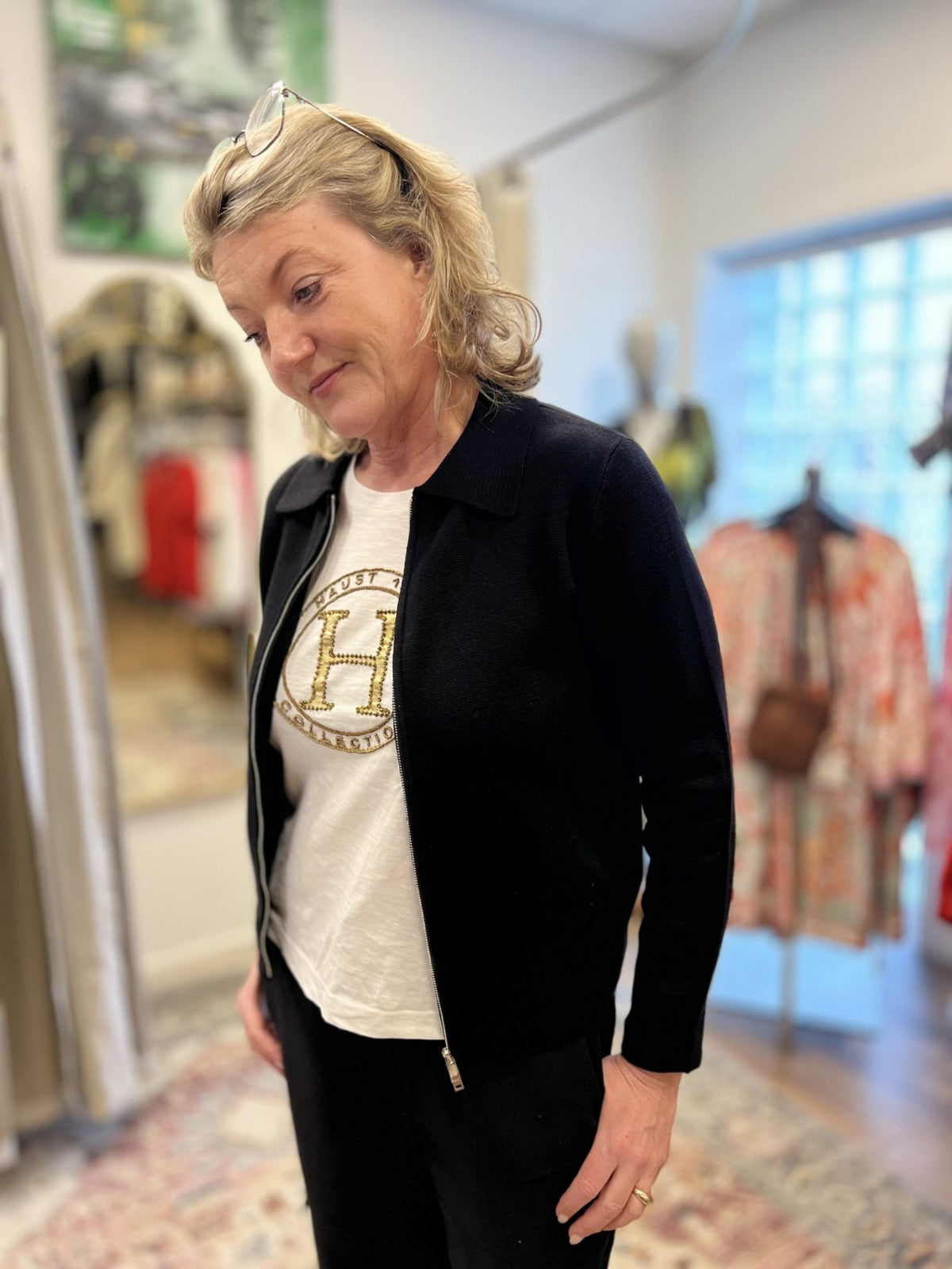 ALMA EMMA CARDIGAN – Svart