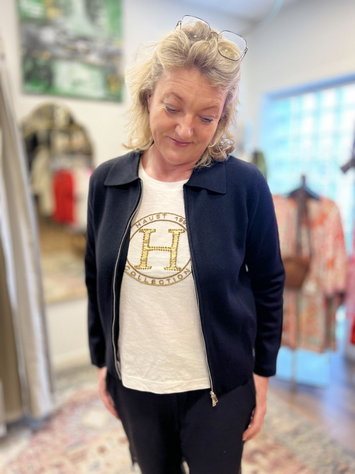 ALMA EMMA CARDIGAN – Svart