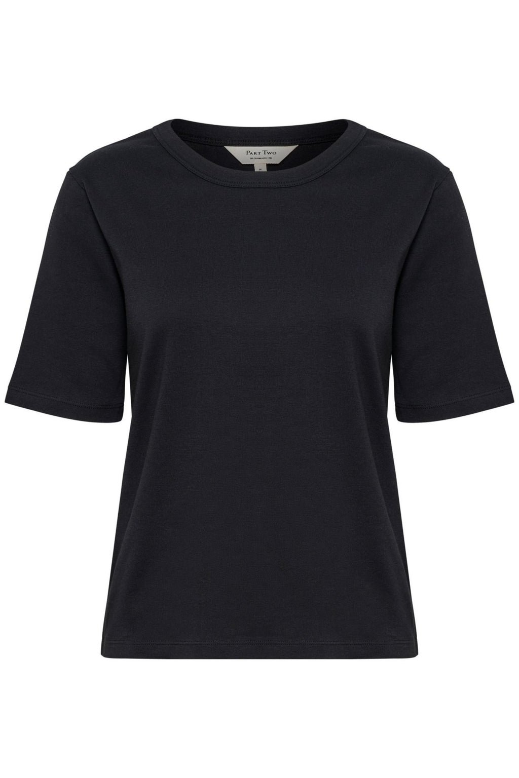 PART TWO RATANA T SHIRT RUND HALSSV – Svart