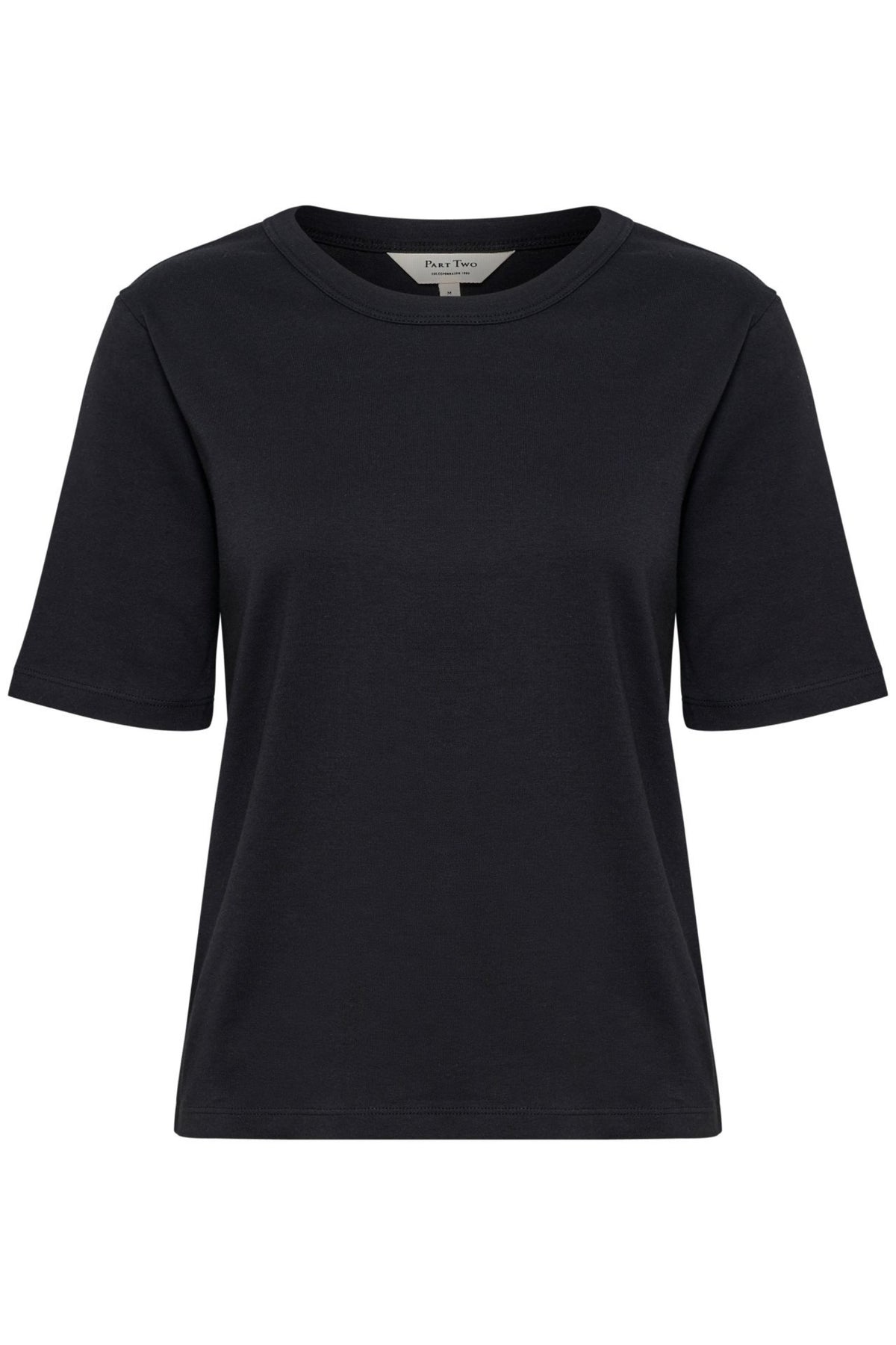 PART TWO RATANA T SHIRT RUND HALSSV – Svart