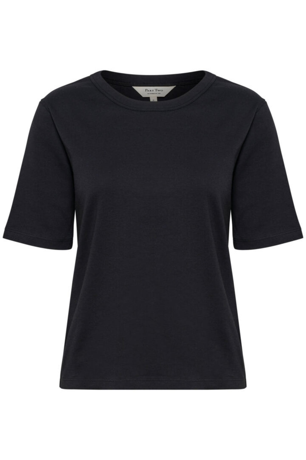 PART TWO RATANA T SHIRT RUND HALSSV – Svart